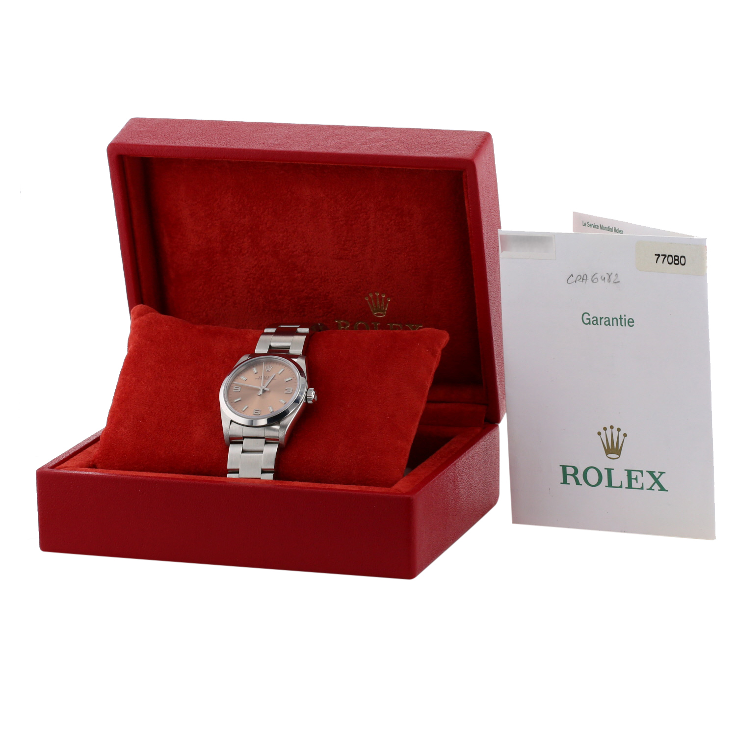 Rolex Oyster Perpetual  in stainless steel Ref: Rolex - 77080  Circa 2003 - Detail D2