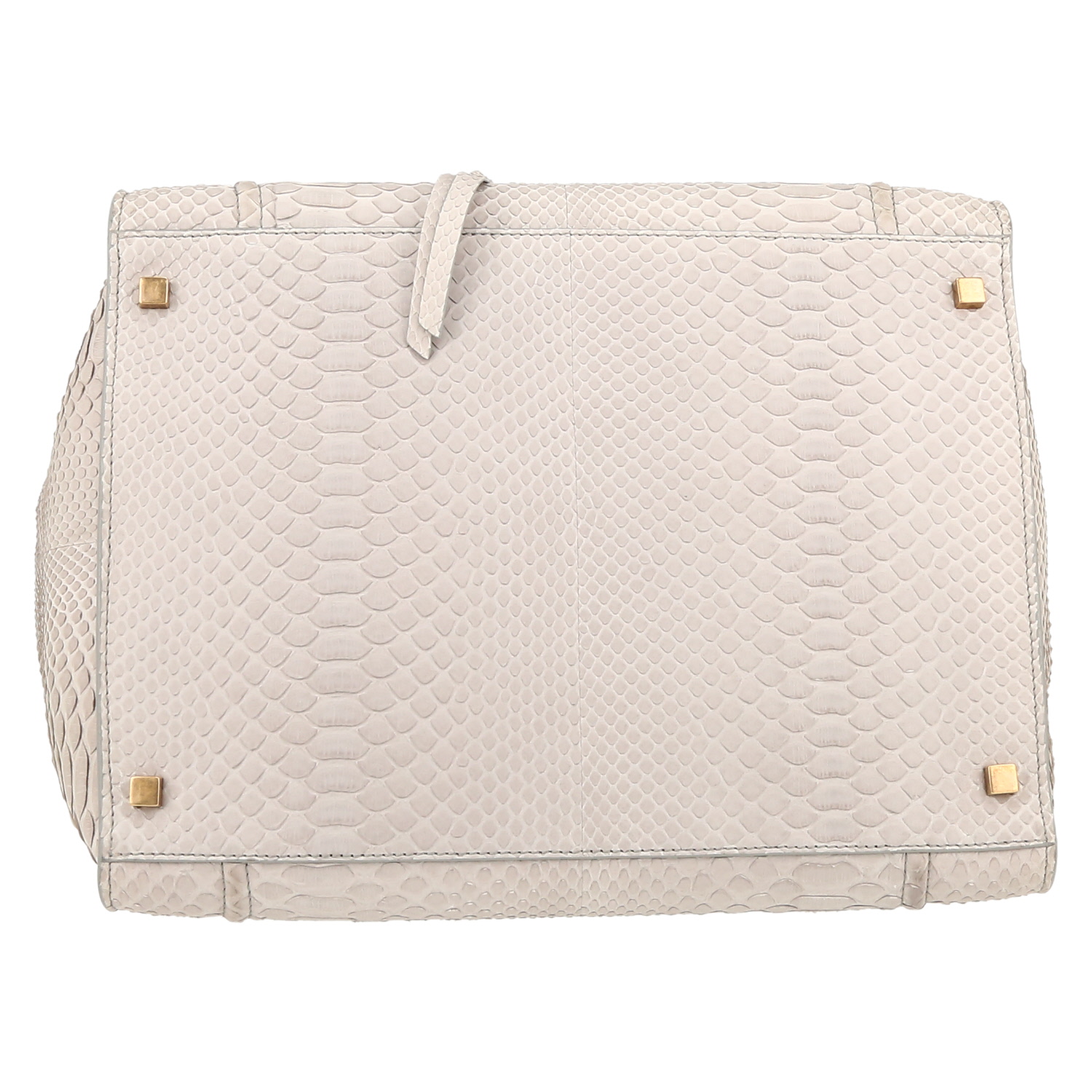 Bolso Cabás Celine  Phantom en piel de pitón beige - Detail D1