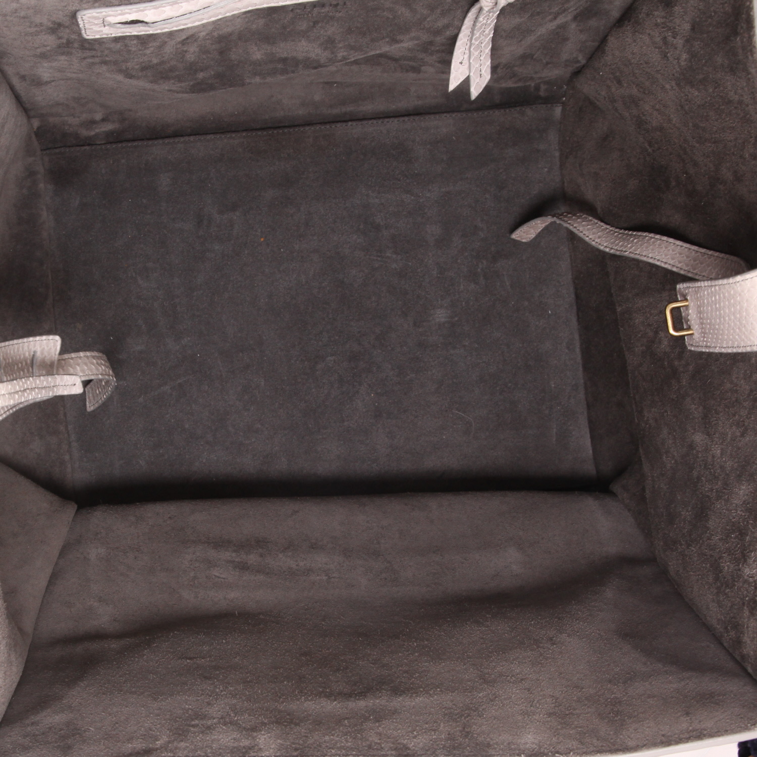 Bolso Cabás Celine  Phantom en piel de pitón beige - Detail D3