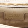 Borsa a tracolla Gucci  Ophidia in tela siglata beige e pelle bianca - Detail D2 thumbnail