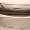 Borsa a tracolla Gucci  Ophidia in tela siglata beige e pelle bianca - Detail D3 thumbnail