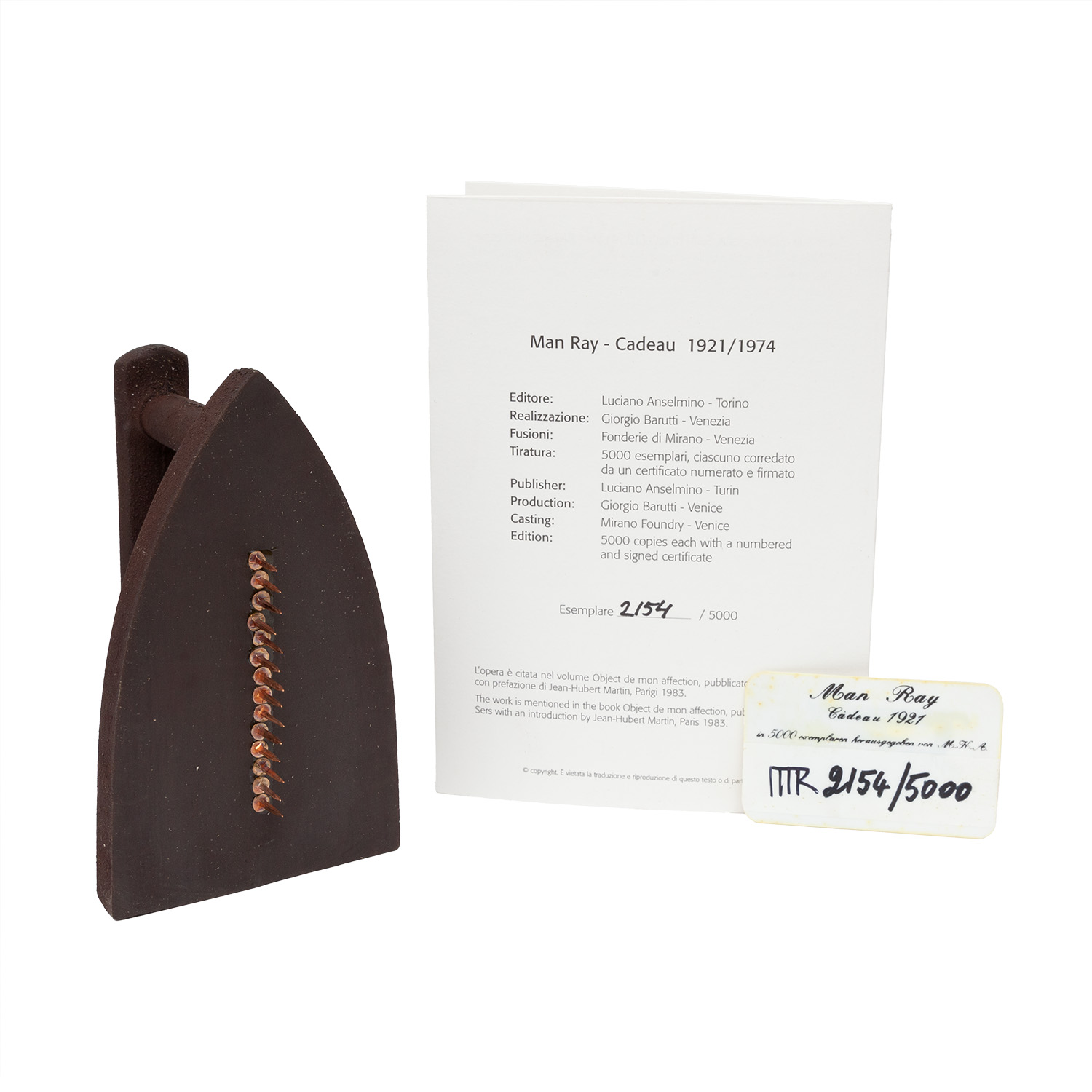 Man Ray (1890-1976), Cadeau - 1974 - Detail D6