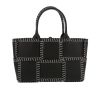 Bottega Veneta  Arco Tote small model  bag  in black leather - 360 thumbnail
