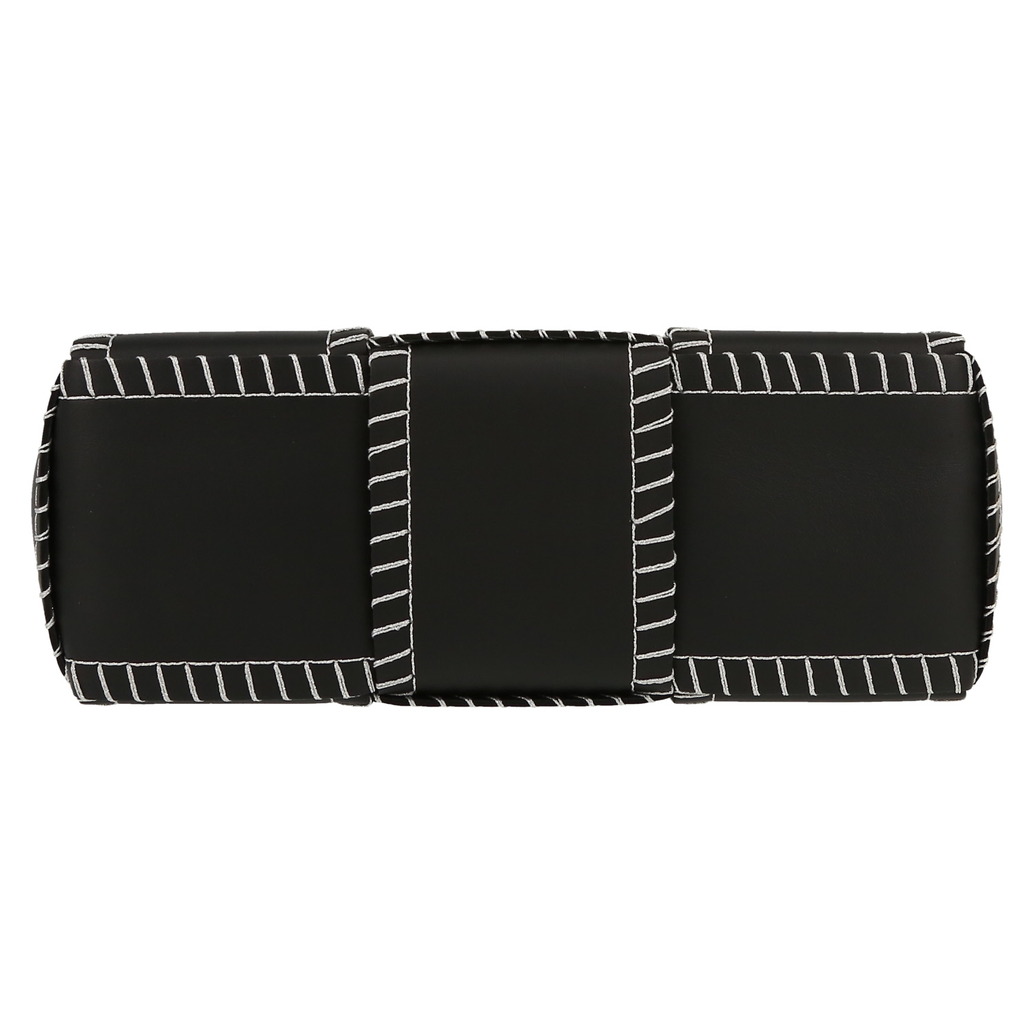 Sac Bottega Veneta  Arco Tote petit modèle  en cuir noir - Detail D1