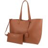 Shopping bag Saint Laurent  Shopping grande  in pelle marrone - 00pp thumbnail