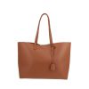 Saint Laurent  Shopping large  shopping bag  in brown leather - 360 thumbnail
