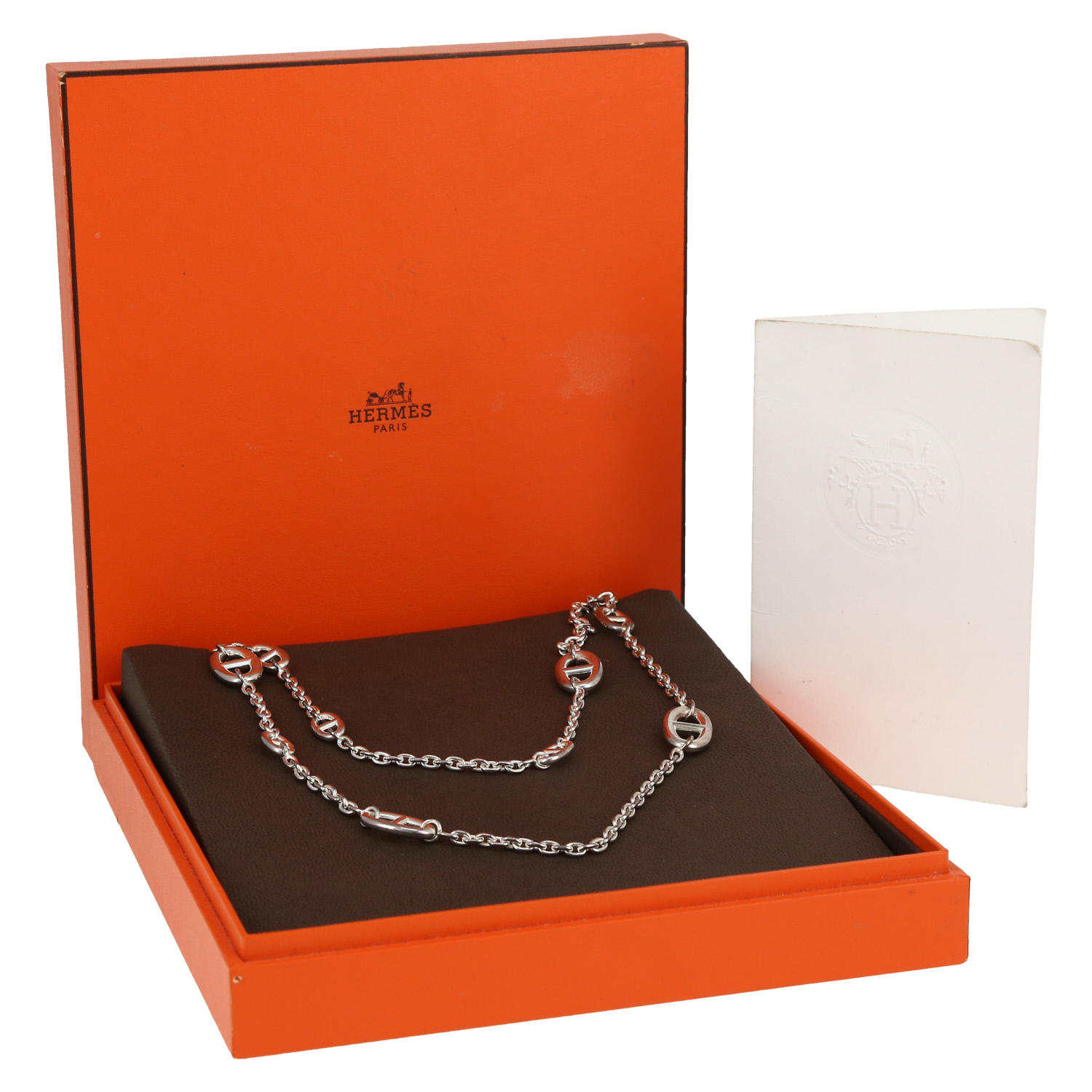 Collar Hermès Farandole 120 de plata - Detail D2