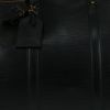 Bolsa de viaje Louis Vuitton  Keepall 50 en cuero Epi negro - Detail D1 thumbnail