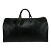 Bolsa de viaje Louis Vuitton  Keepall 50 en cuero Epi negro - Detail D2 thumbnail
