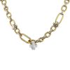 Pomellato  necklace in yellow gold, white gold and diamonds - 00pp thumbnail