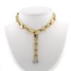 Pomellato  necklace in yellow gold, white gold and diamonds - 360 thumbnail