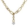 Pomellato  necklace in yellow gold, white gold and diamonds - Detail D2 thumbnail