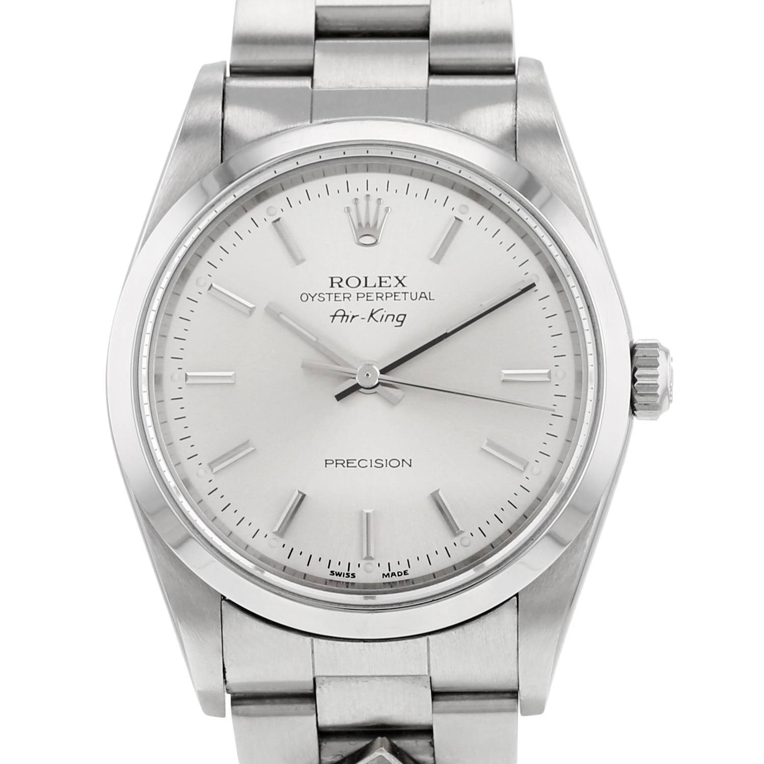 Rolex Air King " Domino's" in stainless steel Ref: Rolex - 14000M Circa 2005