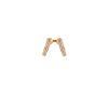 Repossi Berbère earring in pink gold and diamonds - 360 thumbnail