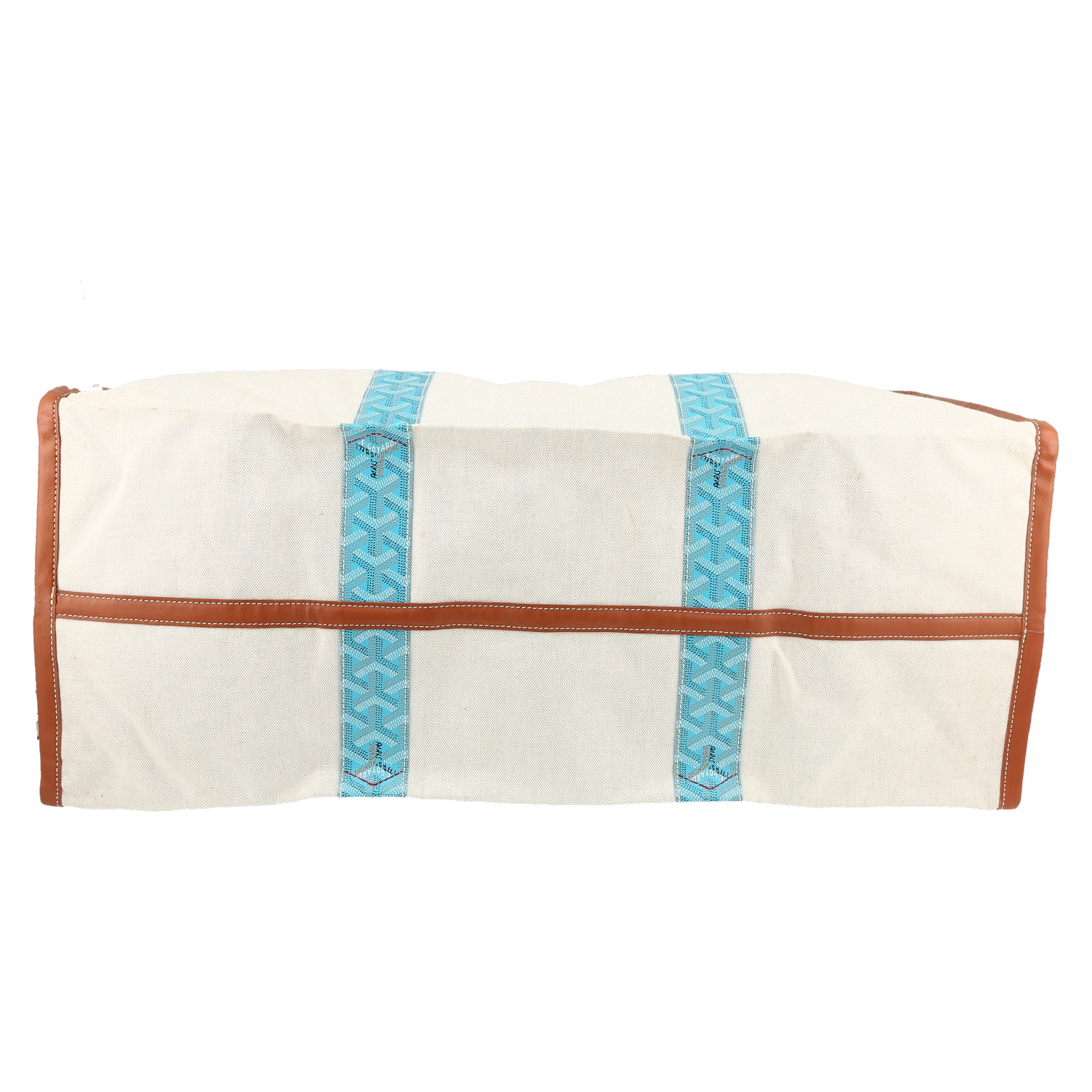 Shopping bag Goyard  Roseline in tela bianca e tela Goyardine - Detail D4