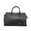 Saint Laurent  Rive Gauche shoulder bag  in black grained leather - 360 thumbnail