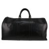 Bolsa de viaje Louis Vuitton  Keepall 55 en cuero Epi negro - Detail D5 thumbnail