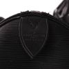 Bolsa de viaje Louis Vuitton  Keepall 55 en cuero Epi negro - Detail D6 thumbnail