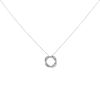 Poiray Tresse necklace in white gold and diamonds - 00pp thumbnail