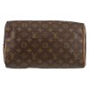 Borsa Louis Vuitton  Speedy 30 in tela monogram marrone e pelle naturale - Detail D1 thumbnail