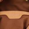 Zaino Louis Vuitton  Montsouris in tela monogram marrone e pelle naturale - Detail D2 thumbnail
