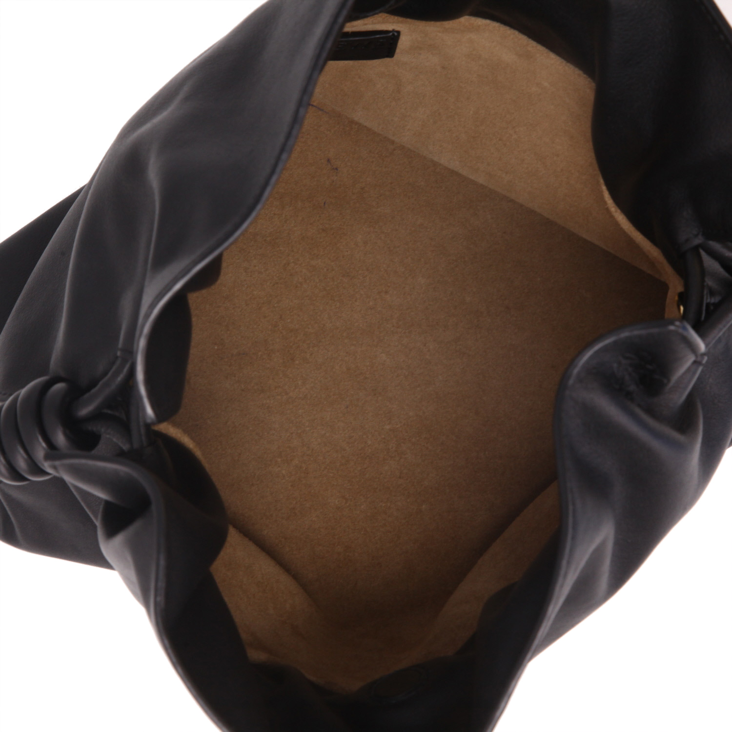 Borsa a tracolla Loewe  Flamenco Knot  modello medio  in pelle nera - Detail D3