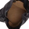Loewe  Flamenco Knot  medium model  shoulder bag  in black leather - Detail D3 thumbnail