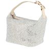 Chanel   handbag  in white strass  and beige canvas - 00pp thumbnail