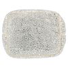 Bolso de mano Chanel   en piedras de fantasía blancas y lona beige - Detail D1 thumbnail