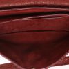 Saint Laurent  Kaia small model  shoulder bag  in burgundy ostrich leather - Detail D3 thumbnail