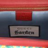 Gucci  Bamboo shoulder bag  in green velvet  and red leather - Detail D2 thumbnail