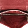 Gucci  Dionysus bag worn on the shoulder or carried in the hand  in beige monogram canvas  and burgundy suede - Detail D3 thumbnail