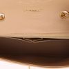 Chanel   handbag  in beige and white quilted leather - Detail D3 thumbnail