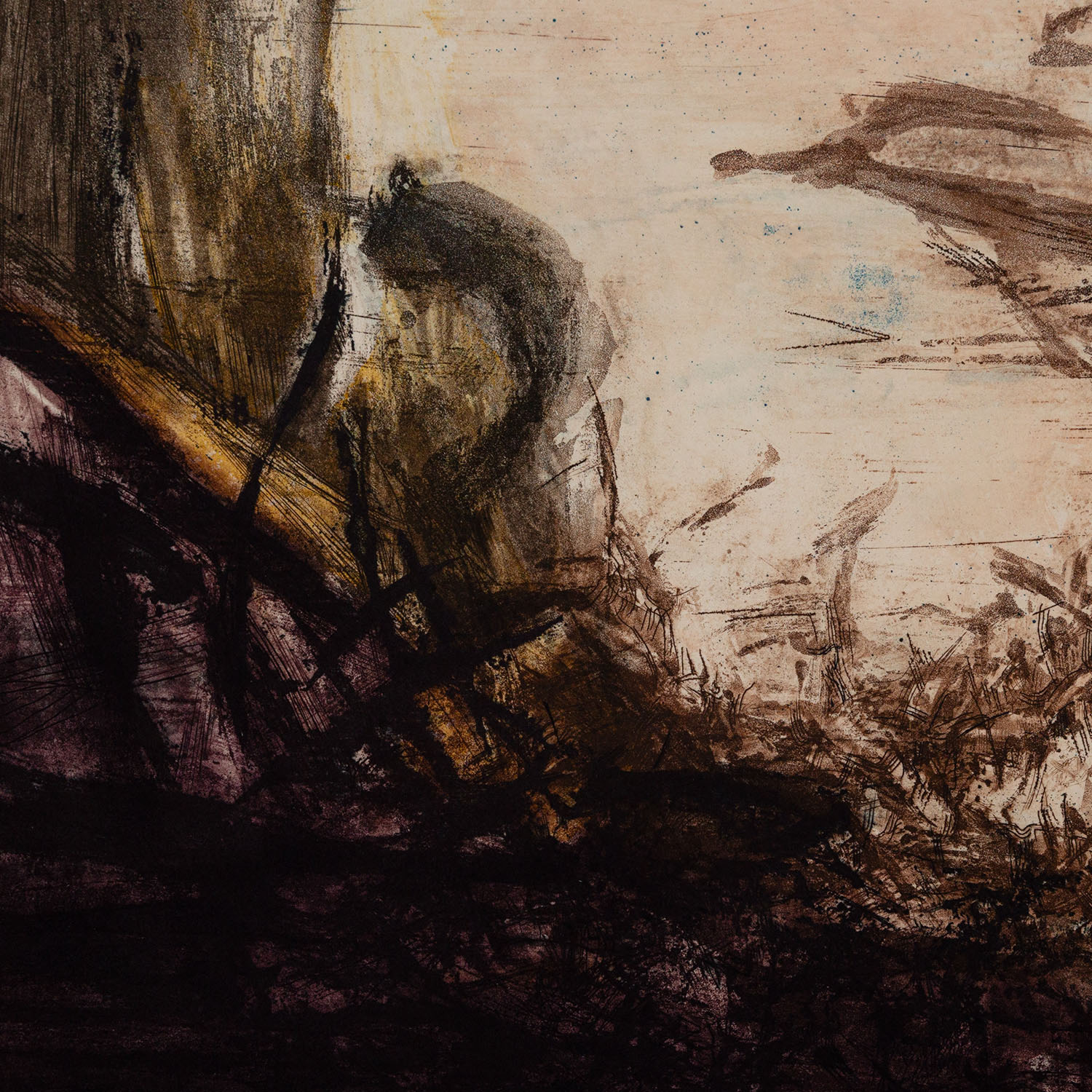 Zao Wou-Ki (1920-2013), Untitled - 1967 - Detail D1