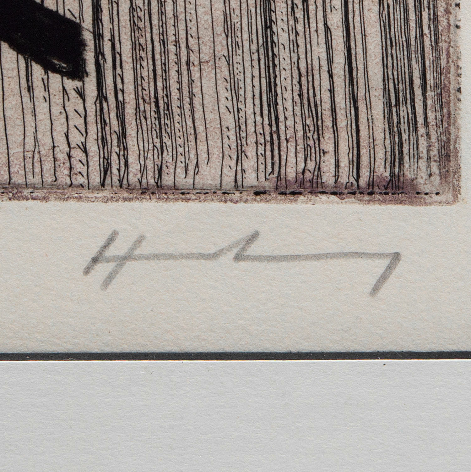 Hans Hartung (1904-1989), G7 - 1953 - Detail D4