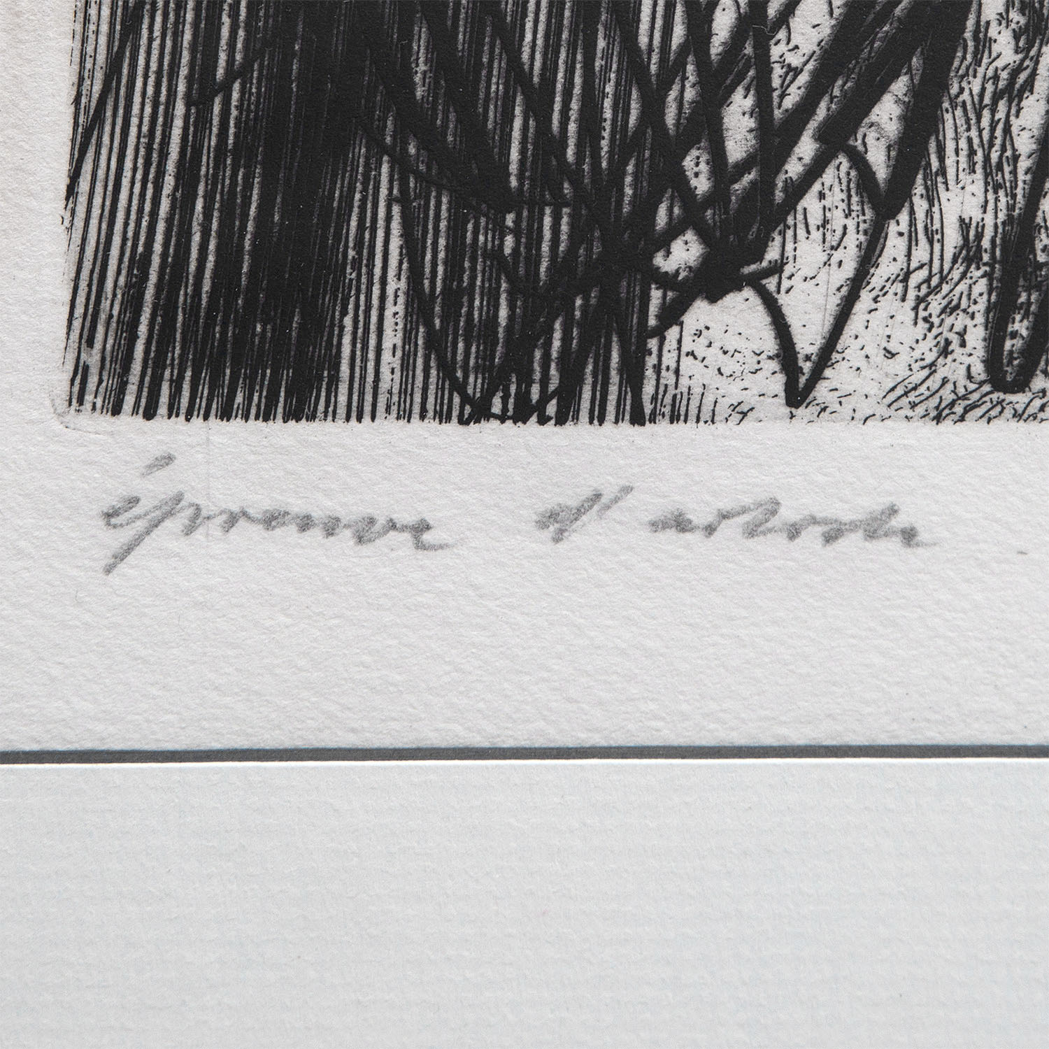 Hans Hartung (1904-1989), G7 - 1953 - Detail D3