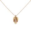 Bulgari Serpenti necklace in pink gold, tourmaline and diamonds - 00pp thumbnail