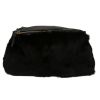 Borsa a tracolla Givenchy  Pandora in pelliccia di coniglio nera e pelle nera - Detail D1 thumbnail