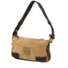 Loewe   handbag  in brown nubuck  and brown leather - 00pp thumbnail