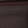 Sac à main Loewe   en nubuck marron et cuir marron - Detail D2 thumbnail