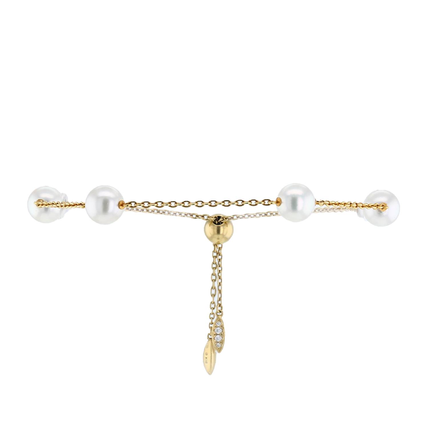 MIKIMOTO 18-karat white gold pearl bracelet | NET-A-PORTER