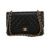Chanel  Timeless Jumbo handbag  in black quilted grained leather - 360 thumbnail