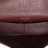 Chanel  Timeless Jumbo handbag  in black quilted grained leather - Detail D3 thumbnail