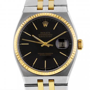 Montre Rolex Oysterquartz Datejust en or et acier Ref: Rolex - 17013  Vers 1979