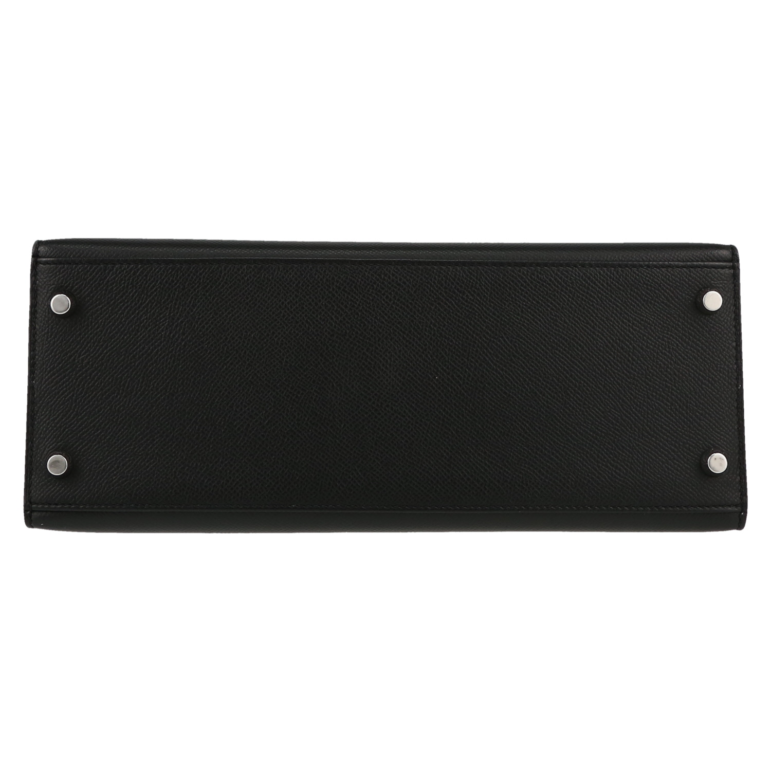 Hermès  Kelly 28 cm handbag  in black epsom leather - Detail D1