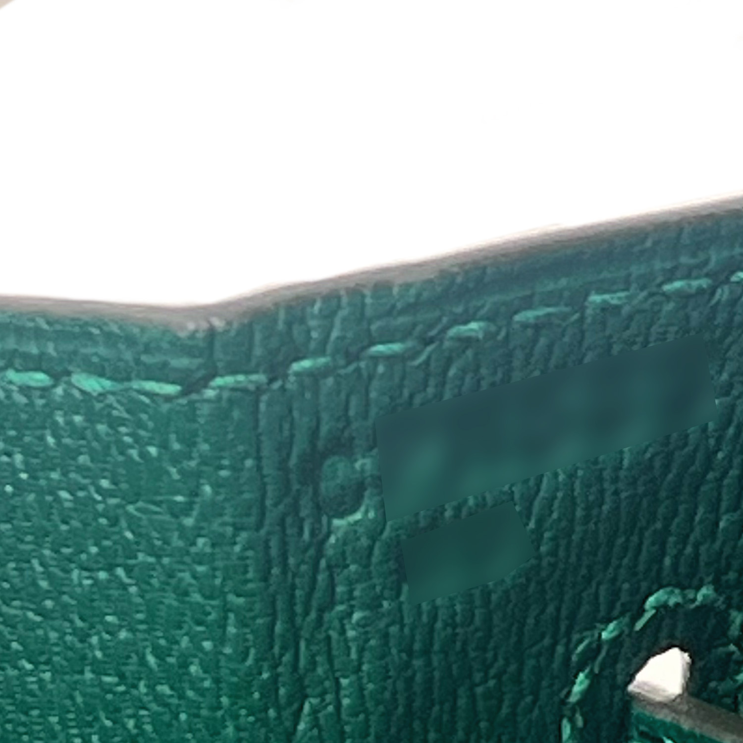 Borsa Hermès  Birkin 25 cm in coccodrillo niloticus Vert Emeraude - Detail D4