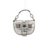 Gucci   mini  handbag  in silver python  and silver leather - 360 thumbnail