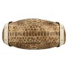 Gucci  Gucci Vintage shopping bag  in beige python  and white leather - Detail D1 thumbnail