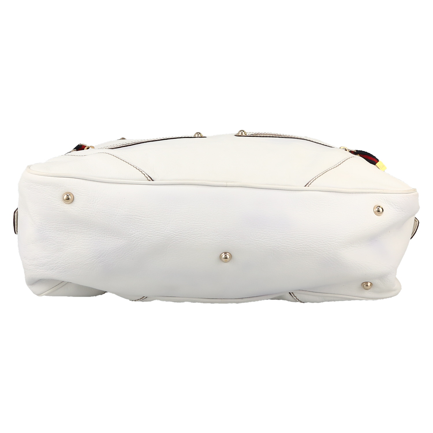 Bolso de mano Gucci   en cuero blanco - Detail D1