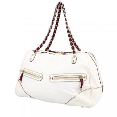 Bolso de mano Gucci   en cuero blanco